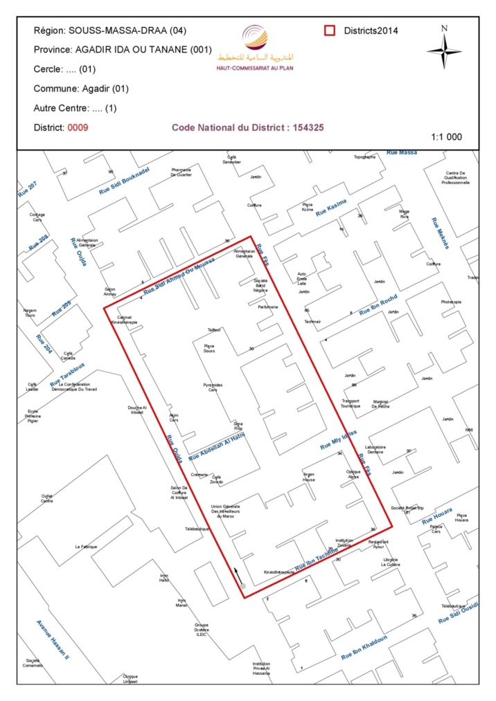 Cartographie du recensement