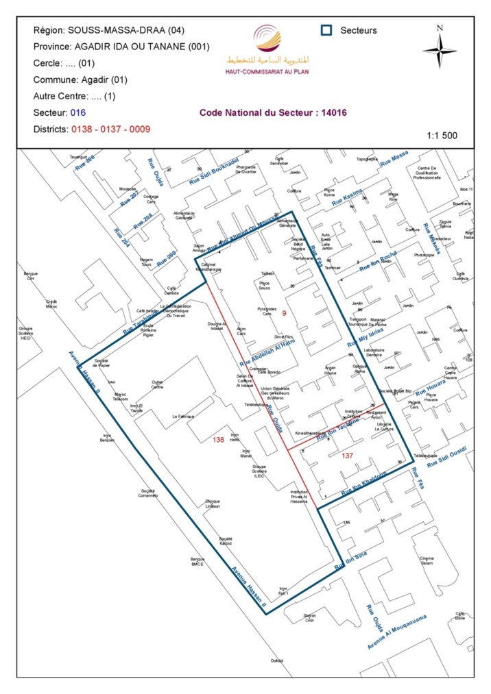 Cartographie du recensement