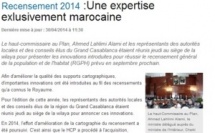 Recensement 2014: Une expertise exclusivement marocaine